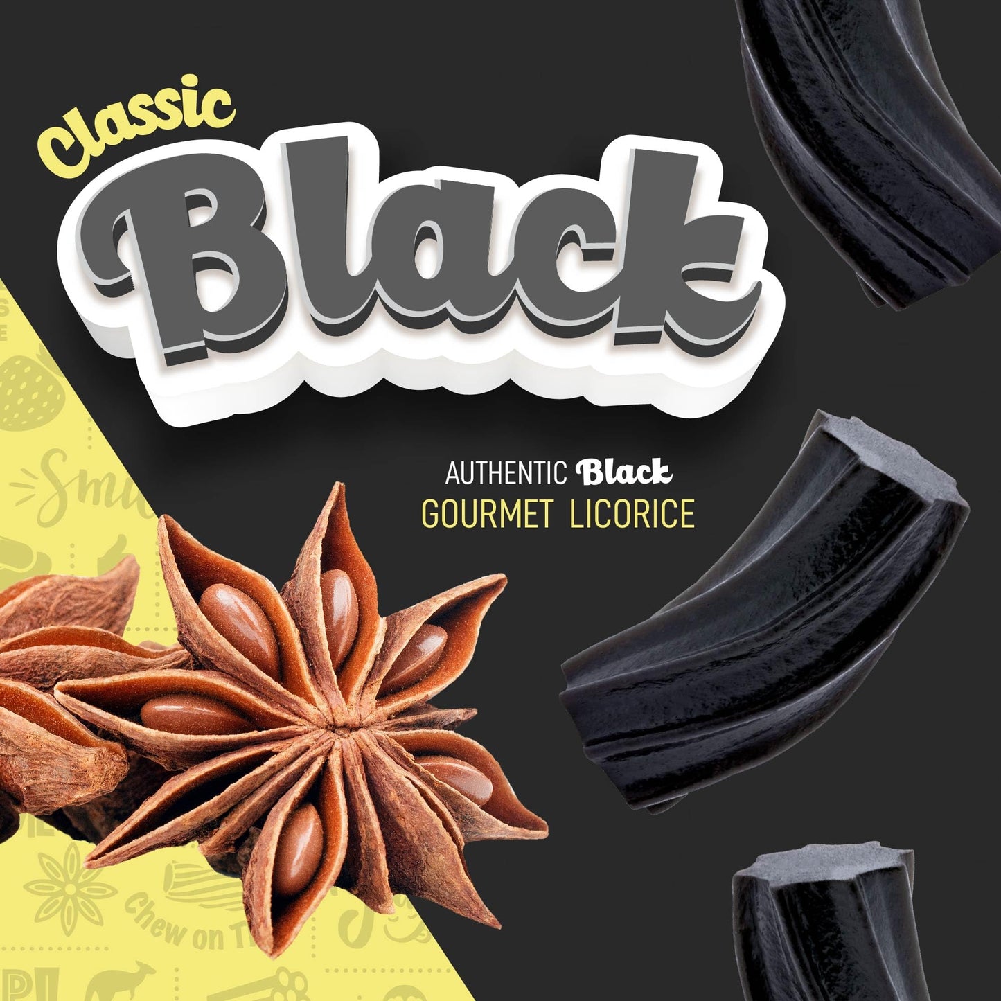 Wiley Wallaby Licorice 10 Ounce Classic Gourmet Soft & Chewy Australian Black Licorice Candy Twists, 1 Pack