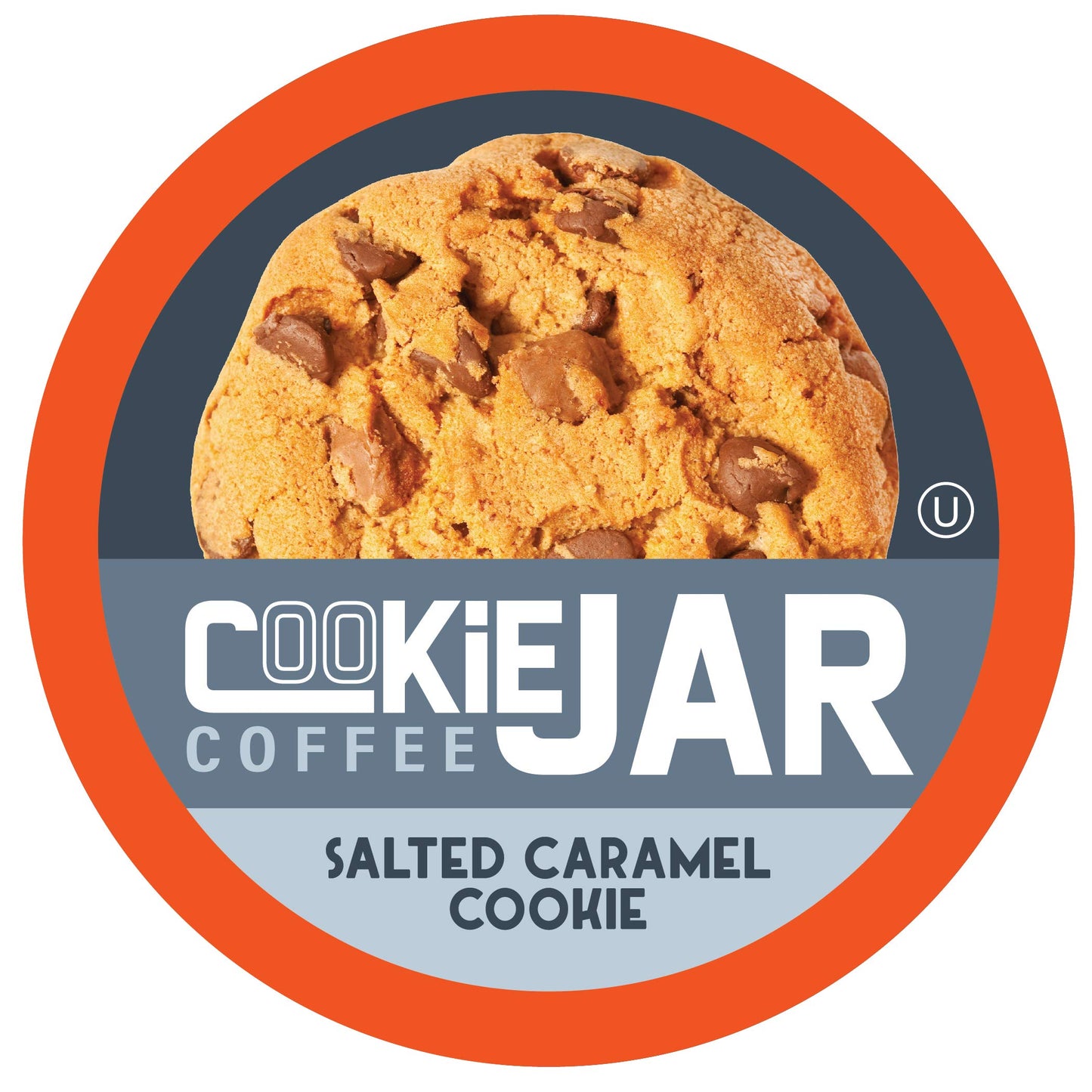 Cookie Jar Coffee Salted Caramel Flavored Coffee Pods, 40 Count, Compatible with Keurig K-Cup, Recyclable Pods