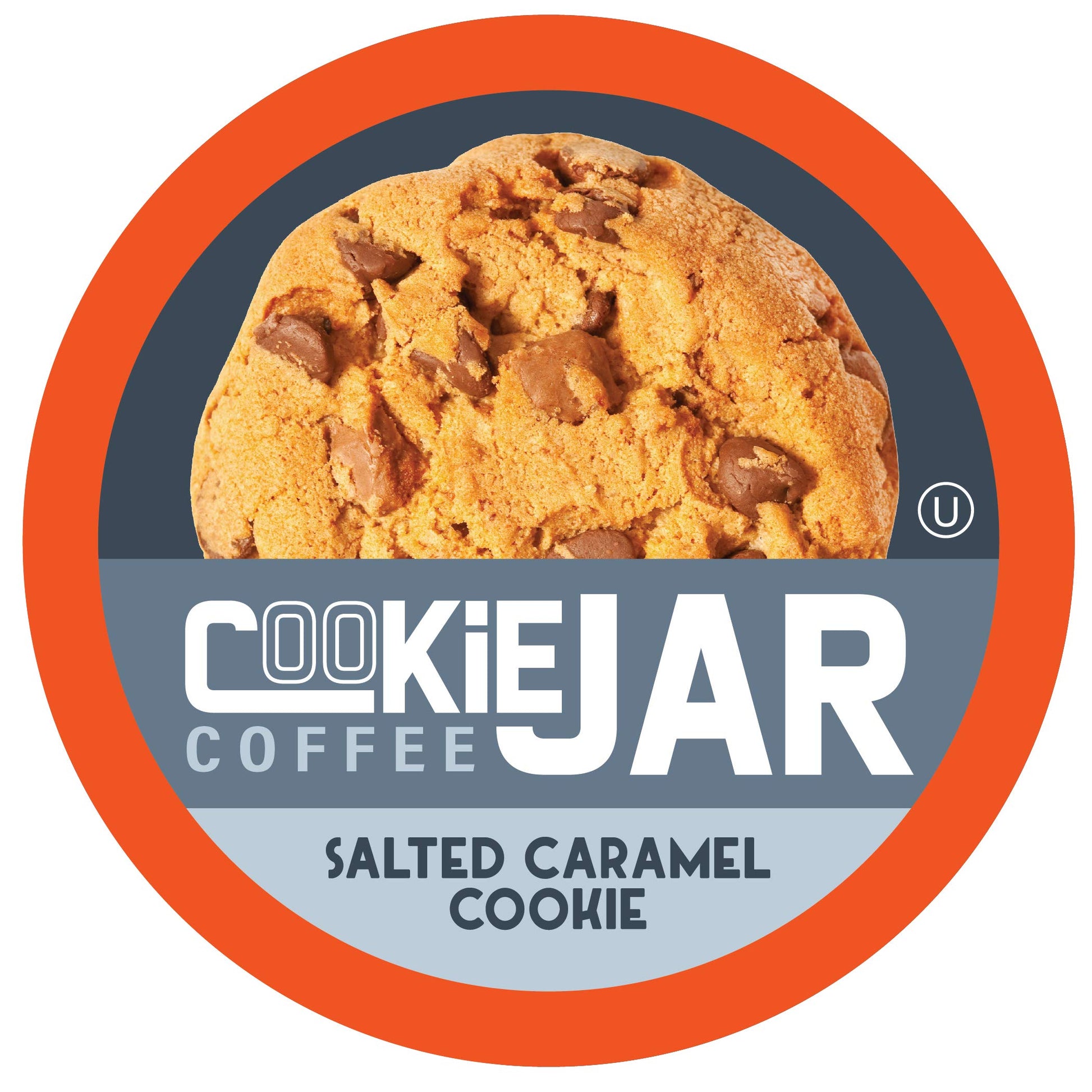 Cookie Jar Coffee Salted Caramel Flavored Coffee Pods, 40 Count, Compatible with Keurig K-Cup, Recyclable Pods