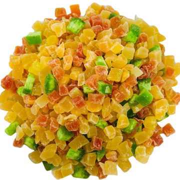 Anna and Sarah 2 Lbs Tropical Dried 6 Fruit Mix In Resealable Bag, 32 Oz