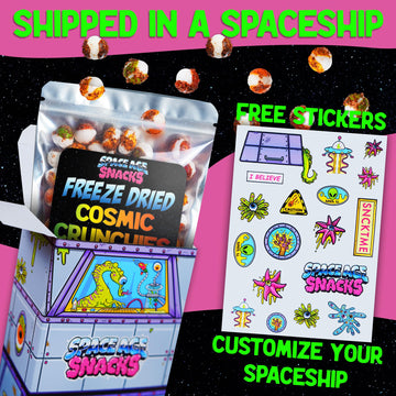 Space Age Snacks Premium Freeze Dried Candy with Tajin Seasoning - 4 Ounce