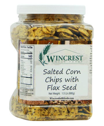 Salted Corn Chips - 1.5 Lb Tub