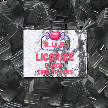 R.U.S. Candy Finnish Black Licorice Tire Tracks - 2 Pack, 5.29 oz Each, Authentic Imported Candy