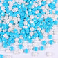 Snowflake Sprinkles Edible, Winter Sprinkles, Blue and White Snowflake Sprinkles, Frozen Sprinkles for Christmas Cookies, Cupcak
