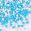 Snowflake Sprinkles Edible, Winter Sprinkles, Blue and White Snowflake Sprinkles, Frozen Sprinkles for Christmas Cookies, Cupcak