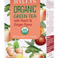 Hyleys Organic Green Tea Peach And Ginger Flavor - 25 Tea Bags