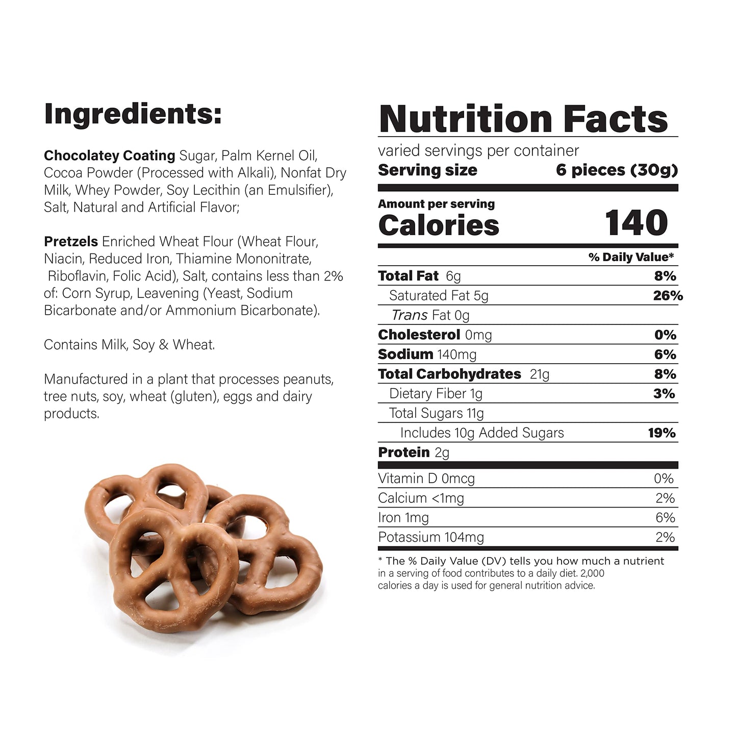 Milk Chocolate Covered Mini Pretzels, 2 Pound Bag