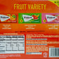 Trident Fruit Variety Pack Sugar Free Gum, 14 Count, Pack Of 20
