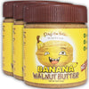 Crazy Go Nuts Walnut Butter Banana - Walnut Spread, Keto, Vegan, Low Carb, Gluten Free, Superfood-Natural, Non-GMO, ALA, Omega 3