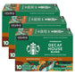 Starbucks Decaf House Blend K-Cup Pods, Medium Roast, 10 Count (Pack of 3)