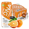 HYDRADNA Clean Performance Drink, Zero Sugar, 12 Fl Oz (Pack of 12), Orange, 120 mg Organic Caffeine, Natural Flavors