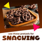Dark Chocolate Covered Pretzels, Salted Pretzels in Mildly Sweet Smooth Dark Chocolate, 14 Ounce Bag