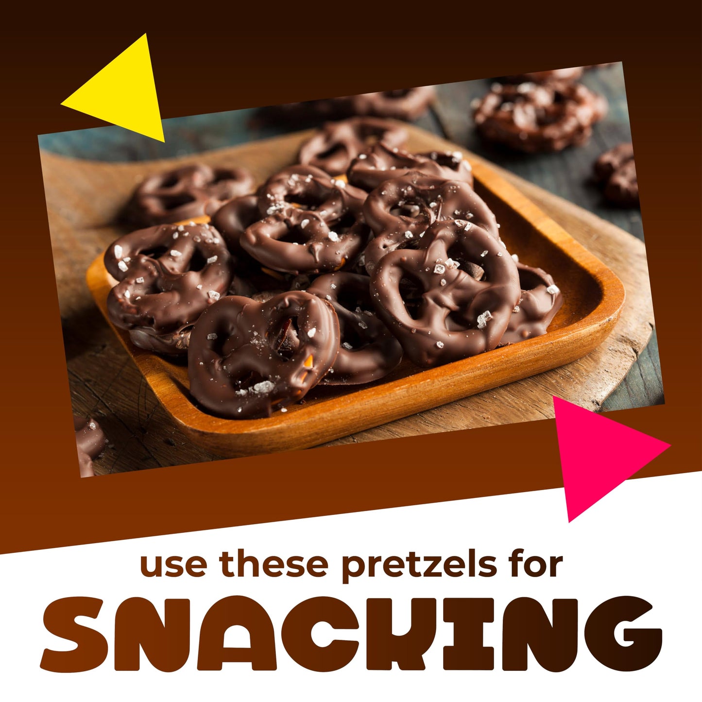 Dark Chocolate Covered Pretzels, Salted Pretzels in Mildly Sweet Smooth Dark Chocolate, 14 Ounce Bag