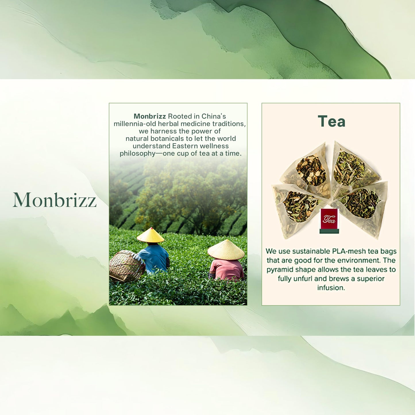 Monbrizz kidney tea formula Ginseng Six treasure tea te divina  maca root  Goji berries  turmeric kidney formula ginseng eight treasure Cleanse Detox Caffeine-Free Tea (60count)