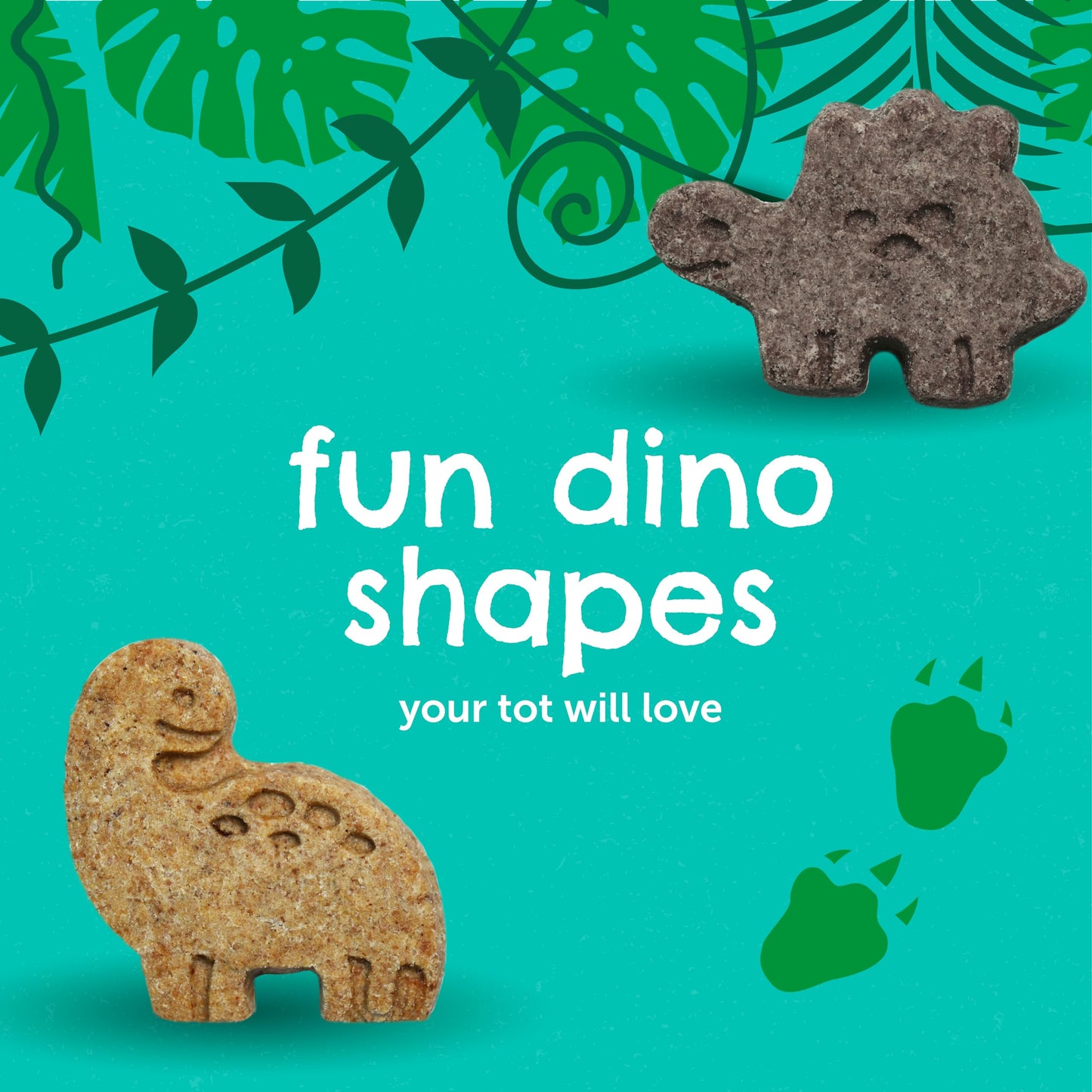 Beech-Nut Toddler Snacks, Dino Biscuits With Prebiotics, Banana Yogurt, Non-Gmo Baked Snack For Kids, 5 Oz Bag (7 Pack)