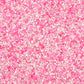 Fancy Sprinkles Fairy Floss Cotton Candy Flavored Sugar Crystals with Edible Glitter Stars, 0.5c, Pink