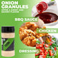 FreshJax Organic Onion Granules, 5.8 Ounce - Premium Spice Blend, Certified Organic