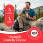 Umlands Crunchy Cheese - Gouda (3      1.9  oz Bags) | 100% Real Wisconsin Cheese, Keto, Low-Carb, High-Protein, Gluten-Free, Sh