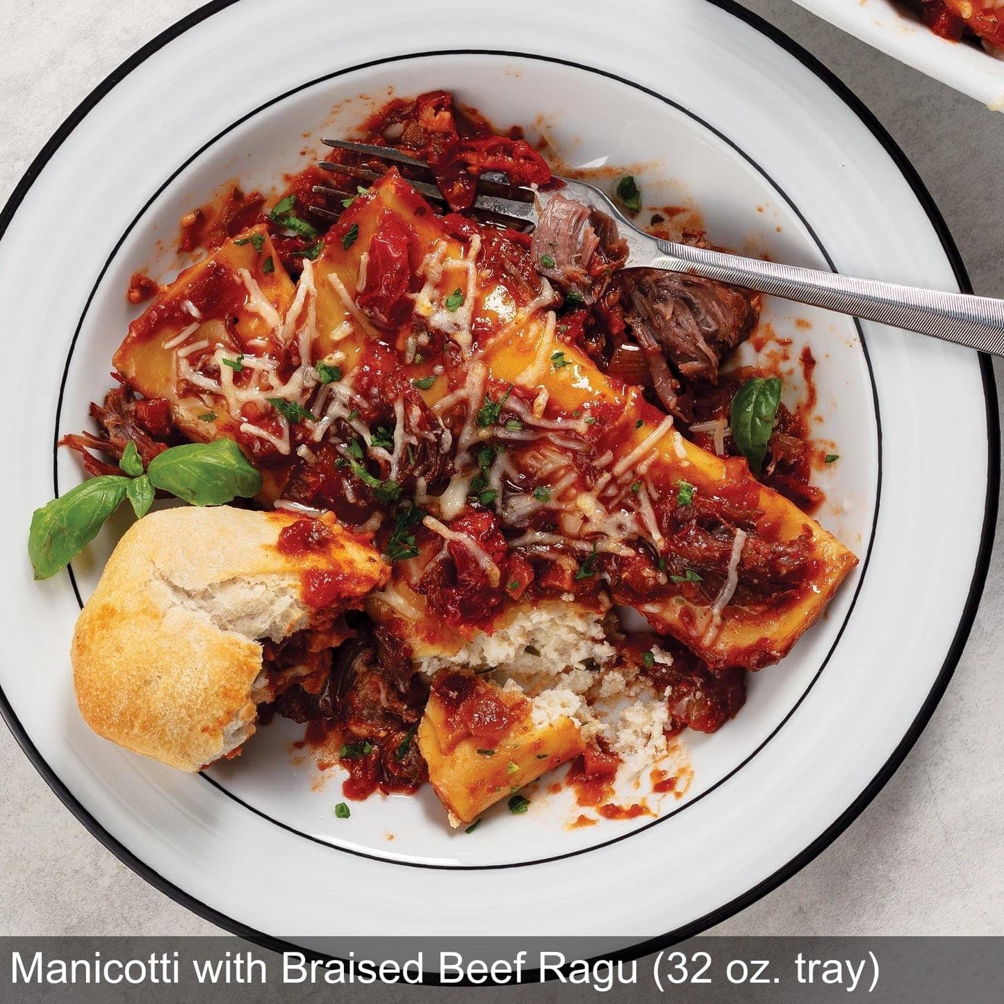 Omaha Steaks Homestyle Comfort Classics (Baked Short Rib Mac & Cheese, Baked Beef Bourguignon, Manicotti With Braised Beef Ragu,