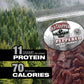Old Trapper Beef Jerky, Peppered 10-Ounce Pack, Spicy Meat Snacks For Lunches Or Between Meals, 11 Grams Of Protein, Zero Grams Of Fat, And 70 Calories Per Ounce (Pack Of One)
