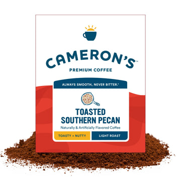 Camerons Coffee Roasted Ground Coffee Bag, Flavored, Toasted Southern Pecan, 64 Ounce, (Pack Of 1)