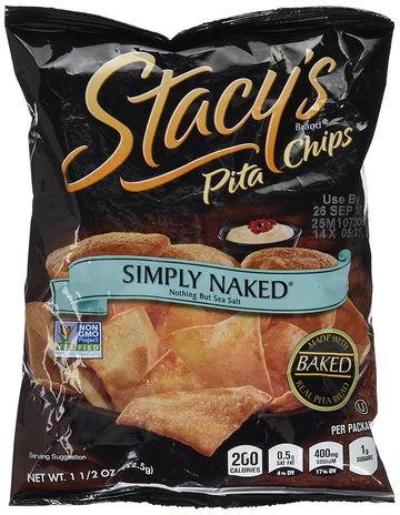 Stacys Pita Chips, Simply Naked, 1.5 Ounce