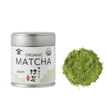 TOMOSAN Japanese Organic Matcha - Uji Kyoto Stone Milled Green Tea Powder, 30g - Authentic, Premium Quality Green Tea