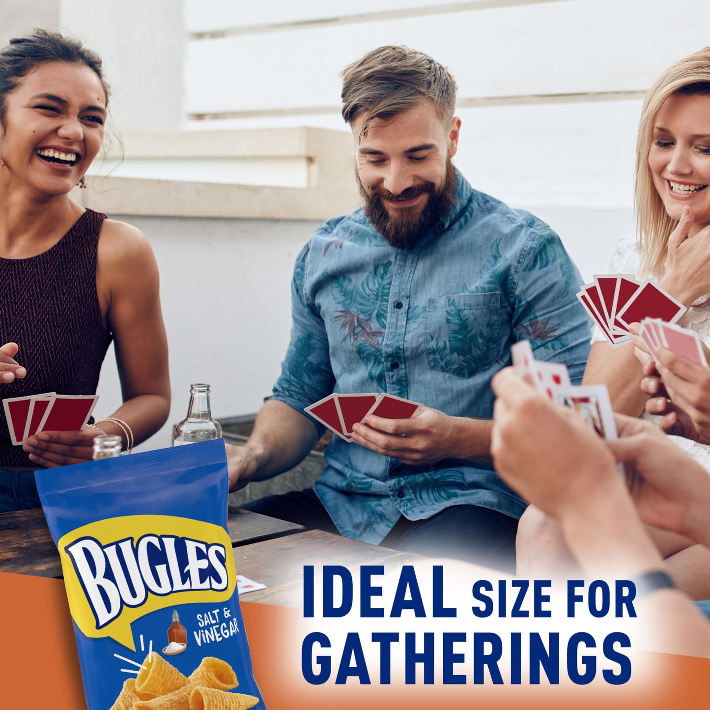 Bugles Salt and Vinegar Crispy Corn Snacks  7.5 oz