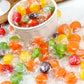 Assorted Fruit Hard Candy, 3 Pound Bulk Candy (Approx. 150 Pcs.), Individually Wrapped Hard Candy, Fruit Discs Candy, The Hampto