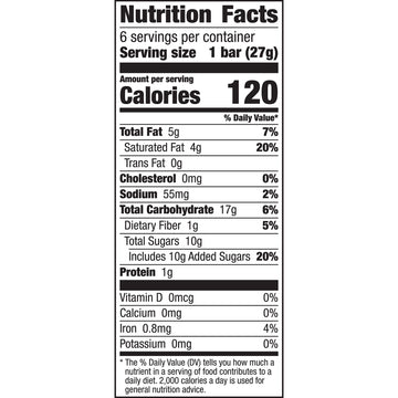 Larabar Kids, Bakes Chocolate Chip Cookie, Gluten Free Snack Bars, 6 Ct, 5.76 Oz (Pack Of 8)