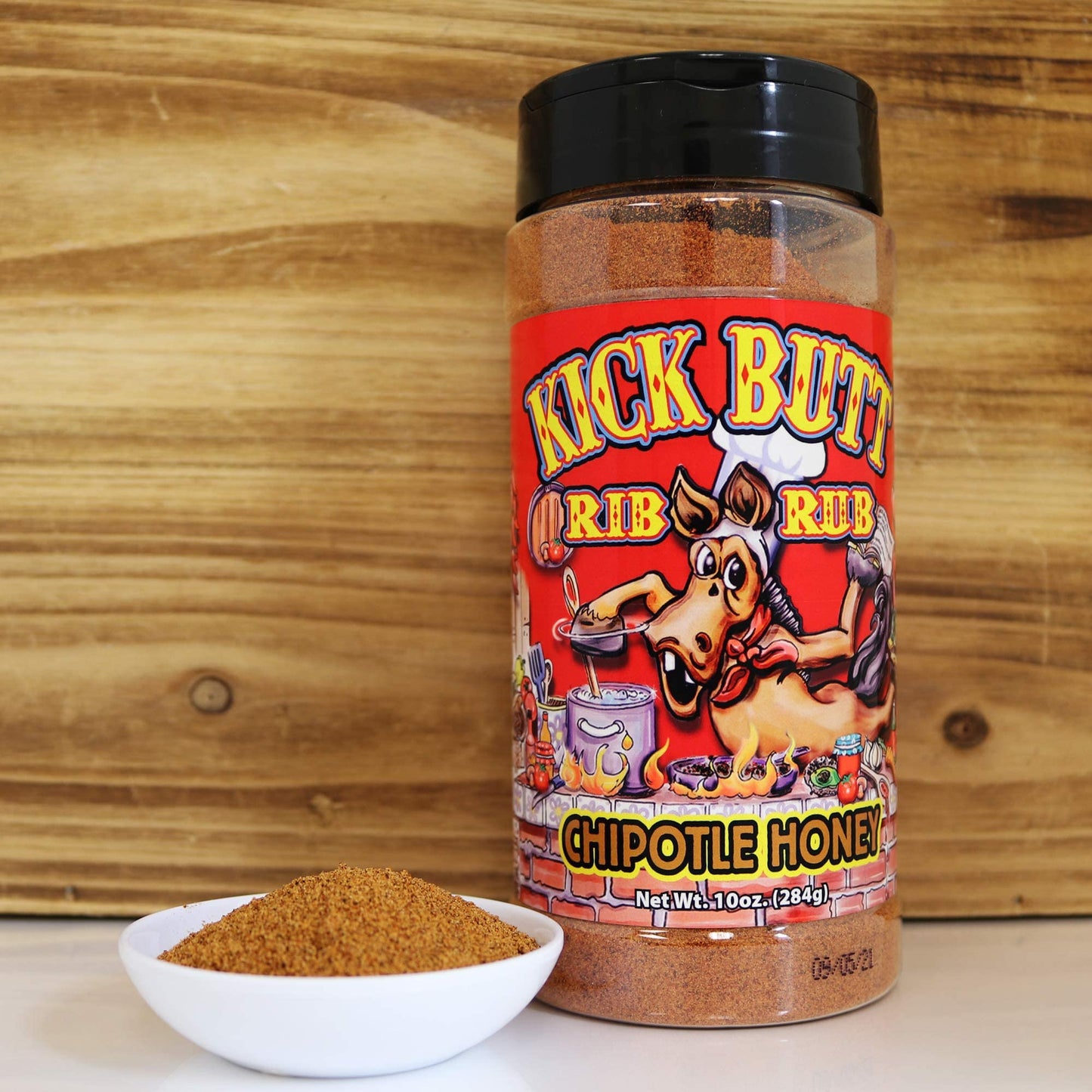 Kick Butt Chipotle Honey Rib Rub - Sweet, Spicy, And Awesome On The Grill! Use On Ribs, Chicken, Fish Or Pork - 10Oz