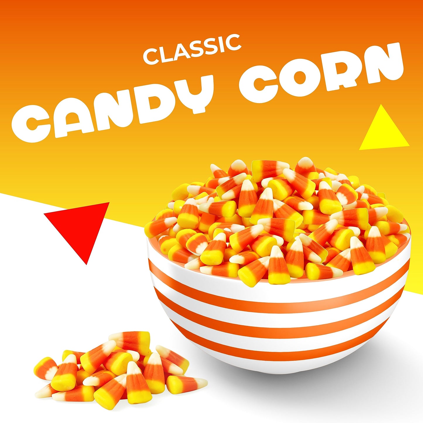 Halloween Candy Corn | 3 Pound Bag | Classic Old Fashioned Sweets | Bulk Mellowcreme Candy for Parties, Baking, Fall Decorations