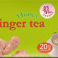 Dragon Instant Honey Ginger Tea, 0.63 Oz., 20 Bag