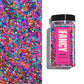 Fancy Sprinkles Rainbow Rush Fancy Sugar Multi Colored Crystals Rainbow Sugar Crystals (4 OZ)