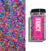 Fancy Sprinkles Rainbow Rush Fancy Sugar Multi Colored Crystals Rainbow Sugar Crystals (4 OZ)
