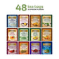 Twinings 48 Tea Bags Herbal Variety Pack - 12 Herbal Flavors  Caffeine-Free  Individually Wrapped  Perfect Tea for Any Occasion