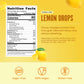 Sugar Free Lemon Drops By Cambie,1 Lb Of Lemon Flavored Sugar Free Candy, Individually Wrapped Bon Bons, Keto Friendly Candy, 1