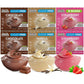 Simply Desserts Vanilla, Strawberry & Chocolate Instant Pudding, Sugar-Free, Variety 12-Pack - Healthy Dessert, Keto Snacks, Veg
