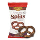 Unique Snacks Extra Dark Splits Pretzels, Vegan, Non-GMO, Original Split-Open, 11 Oz. Bag, Pack of 3