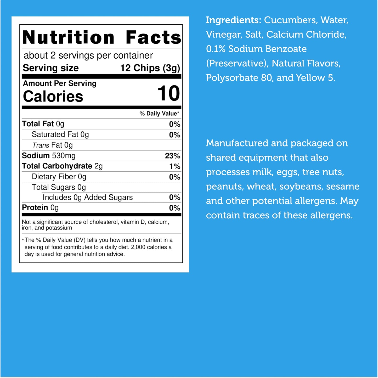 Arctic Farms Freeze Dried Kosher Dill Pickle Chips (Small Bag) (Pack Of 3)