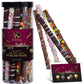 KREMERY Creamy Chocolate Cravings - Birthday Treats, Chocolate Covered Pretzel Rods Gift Basket, in Clear Tube + Greeting Card (