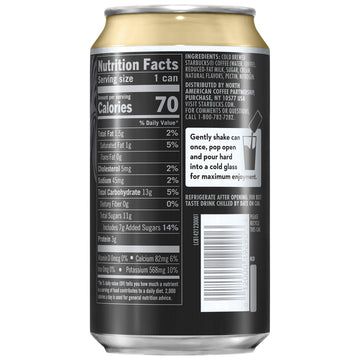 Starbucks Nitro Cold Brew, Vanilla Sweet Cream 9.6 Fl Oz Can (8 Pack) (Packaging May Vary)