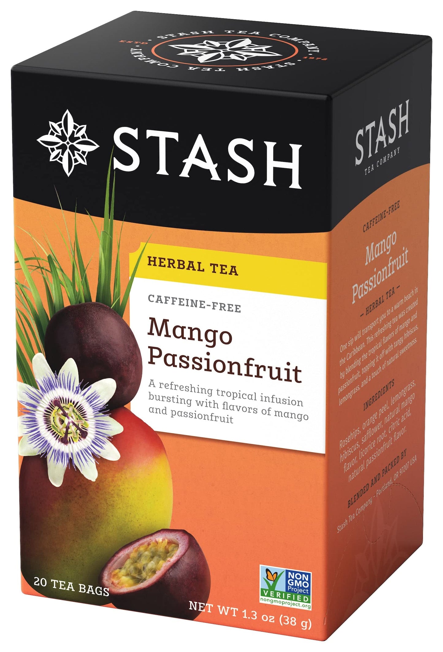 Stash Mango Passionfruit Tea, 20 Count (Pack of 3), Model 08256