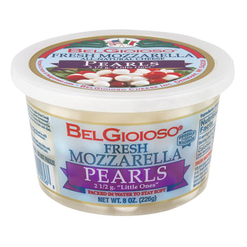 Belgioioso, Fresh Perline Mozzarella Cup, 8 oz