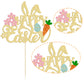 Gyufise Happy Easter Cake Topper, Glitter Bunny Ear Decorations, Gold, Model ZN0317-7-G
