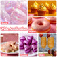 Nomeca Edible Glitter for Drinks & Cakes, 8g Luster Dust Sprinkles, Peach Red