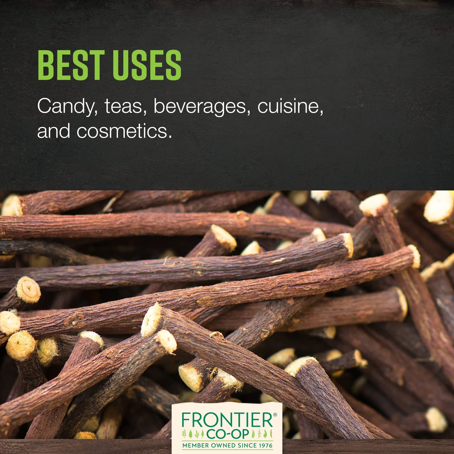 Frontier Co-op Cut & Sifted Licorice Root, 1lb - Brown Herbal Root for Tea and Tinctures, Natural Flavor Enhancer