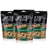 Wicked Minis Soup & Oyster  ers - Saltine & Salted Flavored Mini Puffed Soup, Savory Snacking Mix, Seasoned Croutons Salad Toppers,  ers for Chili 6oz (Garden Dill, Pack of 3)