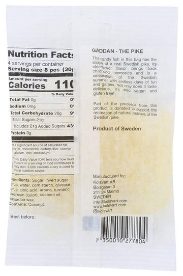 Kolsvart Gaddan Elderflower Candy, 4.2 Oz