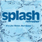 SPLASH BLAST Flavored Water Beverage, Acai G , 8 Fl Oz Bottles, 24 Pack, Clear